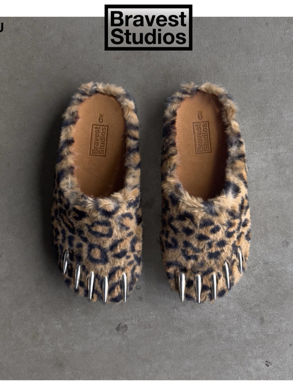 Bravest Studios Leopard Claw Mules